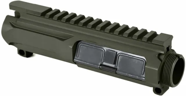 AT3 Tactical AR-15 Slick Side Billet Upper Receiver Green