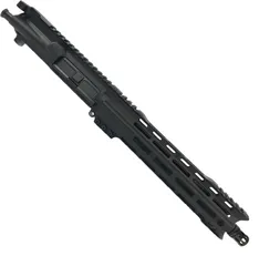 ABC RIFLE COMPANY AR-15 .223 Remington/5.56x45mm NATO Pistol 10in Barrel Custom 10in Top Cut Hybrid M-LOK Handguard Complete Upper Receiver w/BCG And