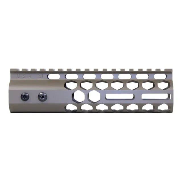Guntec USA Air Lite Series Honeycomb M-LOK Free Floating Handguard w/ Monolithic Top Rail 7in Cerakote Flat Dark Earth