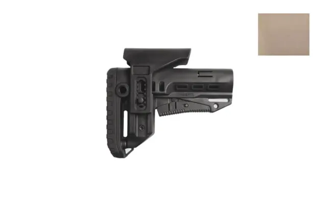 DLG Tactical TBS Compact Buttstock w/ CCP Commercial Spec Tan