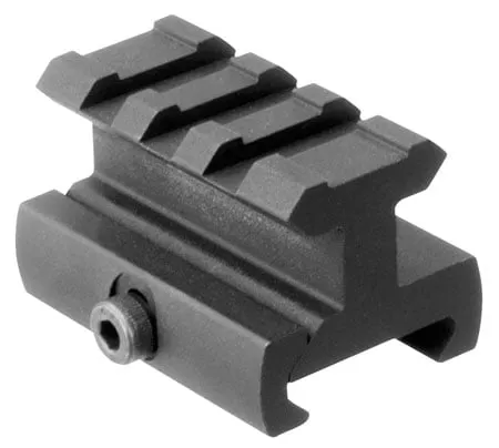 Aim Sports AR-15 Aircraft Grade Aluminum Medium-Profile Riser Mount, Anodized Black
