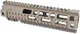 AT3 Tactical Pro Series Free Float Quad Rail AR15 Handguards 9in Mid-Length FDE