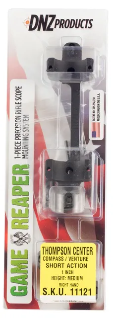 DNZ Game Reaper Thompson Center Venture 1 inch Medium Aluminum Precisioned 1-Piece Scope Tube, Matte Black