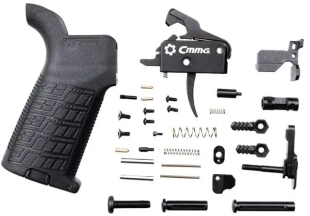 CMMG ZEROED Mk3/AR-10/LR-308 Enhanced Lower Parts Kit Black