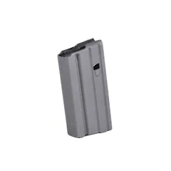 USGI AR-15 223/5.56mm Straight 20 Round Magazine, Aluminum, Gray