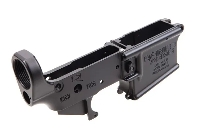 Rainier Arms Forged CA Compliant Lower Receiver with Battle Arms Development MRB