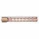 Guntec USA AirLok Series M-LOK Compression Free Floating Handguard w/Monolithic Top Rail 15in Bronze