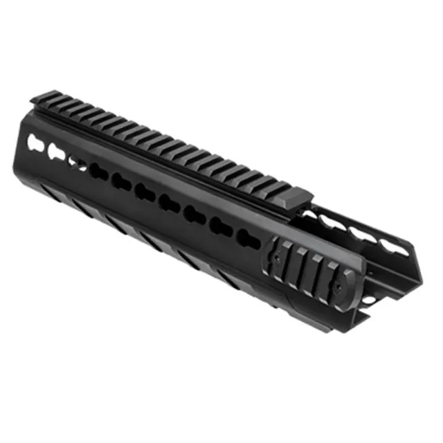 VISM KeyMod Triangle Handguard for AR-15 Black Mid Length