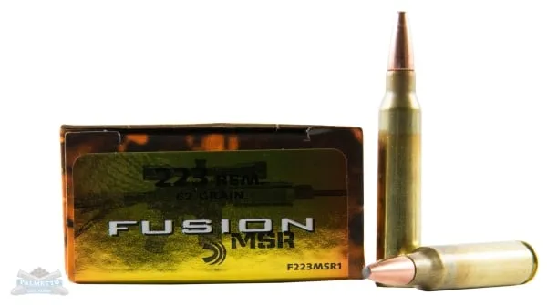Federal 223 62gr Fusion MSR Ammunition 20rds
