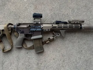 Geissele 11.5-inch MK16 Pistol on a Griffin MK2 Lower with Rhino S