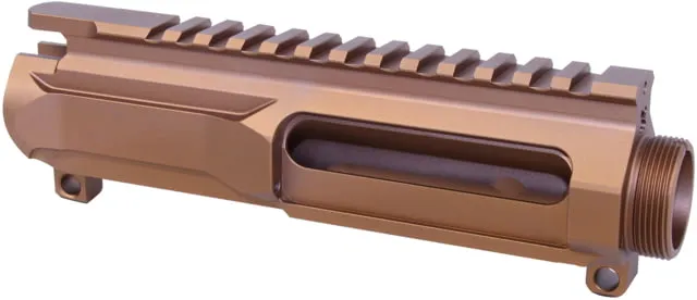 Guntec USA AR-15 5.56x45mm NATO Slabside Stripped Billet Upper Receiver Anodized Bronze