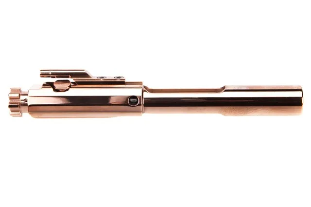 F-1 Firearms 7.62 DuraBolt full auto AR10 bolt carrier groups Rose Gold (TiCrN)