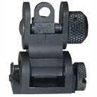 AR-15 Flip-Up Tactical Rear Sight Black