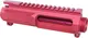 Guntec USA AR-15 5.56x45mm NATO Slabside Stripped Billet Upper Receiver Anodized Red