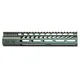Guntec USA Ultra Lightweight Thin M-LOK System Free Floating Handguard w/Monolithic Top Rail 10in Green