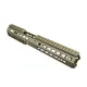 VISM AR15 KeyMod Handguard/ Two Piece/ Drop In Fit/ Carbine Extended Handguard Length/ 13 L Tan