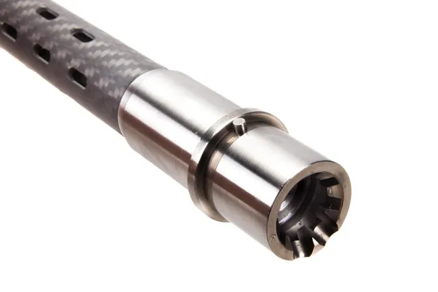 BSF Barrels .223 Wylde Carbine Gas 1/8 Twist - 12.5" Black/Gray Fluted