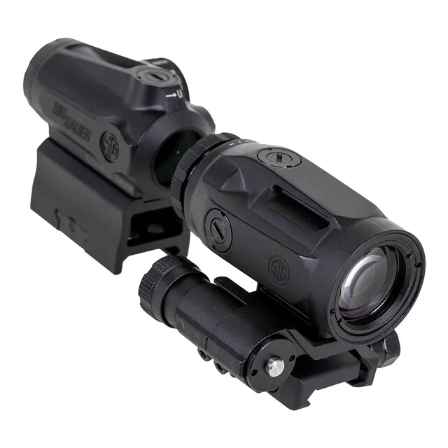 Sig Romeo-MSR & Juliet 5x Magnifier Combo - Black