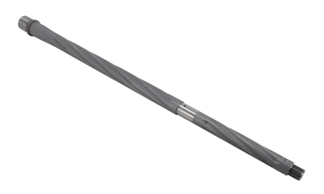 Shaw AR-15 6.5 Grendel Threaded Barrel Spiral Flute 20in HBAR Profile 1-8 Twist 5/8-24 Thread Matte Stainless