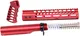 Guntec USA AR-15 10in Pistol Brace Build Kit With Milspec Buffer Tube Anodized Red