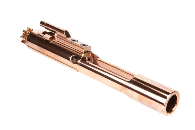 F-1 Firearms 5.56 DuraBolt full auto bolt carrier groups Rose Gold (TiCrN)