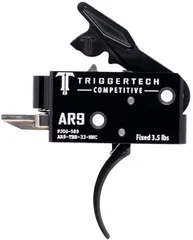 Triggertech AR-9 Competitive Trigger Curved 3.5 lbs. Black
