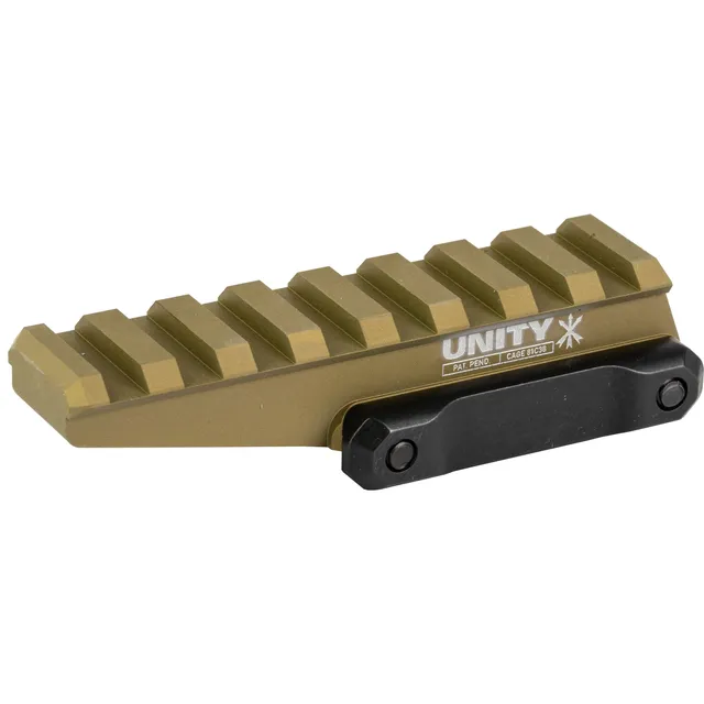 Unity Tactical FAST Optic Riser Flat Dark Earth Picatinny FST-ORF