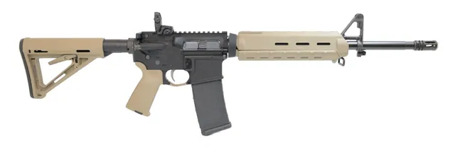 PSA PA-15 16” Nitride A2 Mid-Length 5.56 NATO MOE AR-15 Rifle, FDE