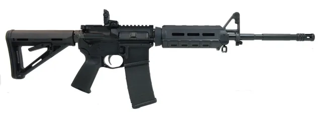 PSA 16" M4 5.56 NATO 1/7 Nitride MOE EPT Freedom Rifle With Rear MBUS - 516446600
