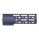 Guntec USA AIR-LOK Series AR-15 M-LOK Compression Free Floating Handguard w/ Monolithic Top Rail 6.75in Anodized Black