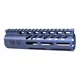 Guntec USA .308 Caliber Ultra Lightweight Thin M-LOK System Free Floating Handguard w/Monolithic Top Rail 7in Anodized Grey
