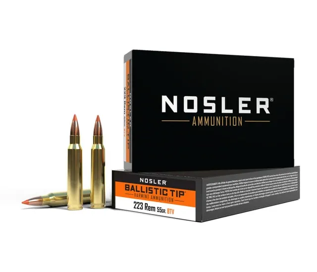 Nosler 55 gr Ballistic Tip .223 Remington Ammunition, 20 Rounds
