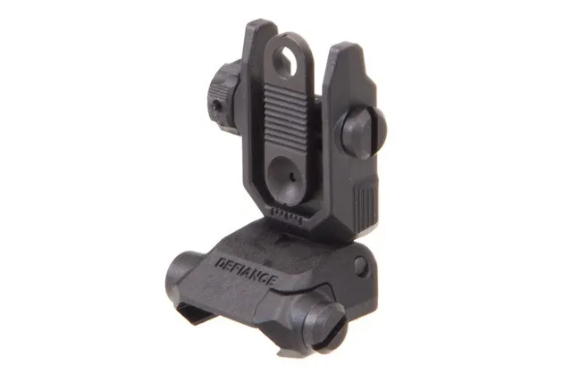 DEFIANCE AR-15 Polymer Rear Flip-up Sight - Black