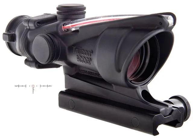 Trijicon ACOG 4x32mm Dual Illuminated Red 5.56/.223 BDC Horseshoe Dot Rifle Scope