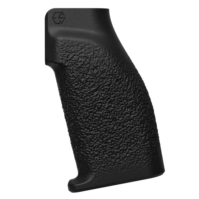 Edgar Sherman Design Fine Textured Granite Grip Fits Knight's Armament SR25, Black - ESD-ARPG-SLK