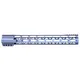 Guntec USA AIR-LOK Series M-LOK Compression Gen 2 Free Floating Handguard w/Monolithic Top Rail 15in Grey