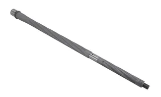 Shaw AR-15 5.56 NATO Threaded Barrel Straight Flute 20in HBAR Profile 1-7 Twist 1/2-28 Thread Matte Stainless
