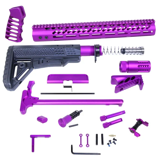 Guntec USA AR .308 Ultimate Rifle Kit Anodized Purple