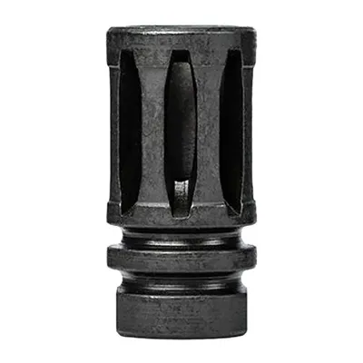 A2 Birdcage Flash Hider For AR .308 Black
