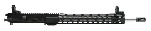 PSA 18" Rifle-Length .223 Wylde 1/7 Stainless Steel 15" Lightweight M-lok Upper with MBUS Sight Set, Nickel Boron BCG, & CH - 5165448265