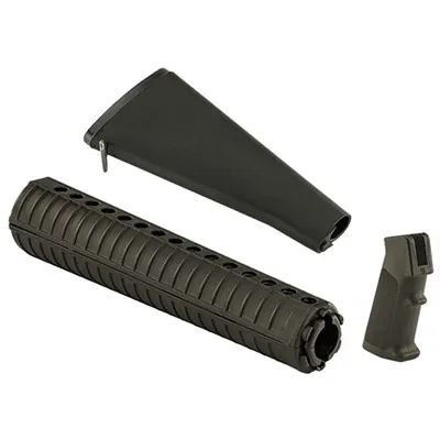Complete Retro A2 Furniture Kit For AR-15 OD Green