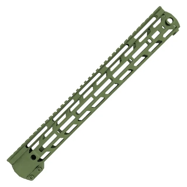 XTS AR-15 M-LOK Rail 15 in OD Green