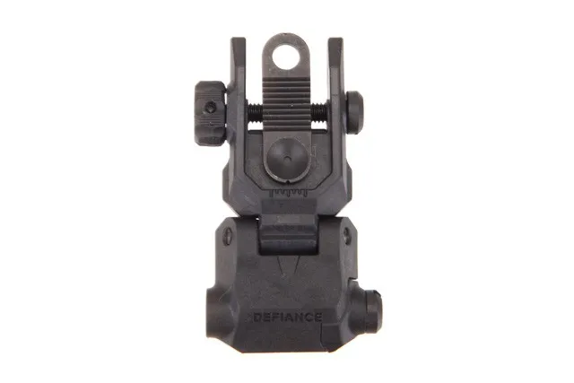 DEFIANCE AR-15 Polymer Rear Flip-up Sight - Black