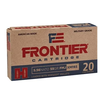Frontier 5.56mm NATO 55gr FMJ M193 Full Metal Jacket 150/Box