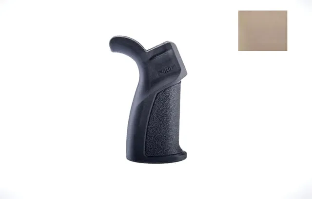 DLG Tactical AR15 Rubberized Grip w/ Beavertail Tan