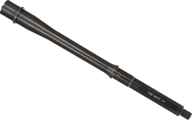 Shaw AR-15 5.56 NATO Threaded AR Barrel 12.5in Lightweight Carbine 1-7 Twist Nitride Black