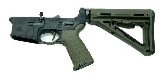 PSA AR-15 Complete Lower Magpul MOE Edition - Olive Drab Green, No Magazine - 46463