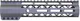 Guntec USA AR-15 9in Air-Lok Series M-LOK Compression Free Floating Handguard w/ Monolithic Top Rail OD Green