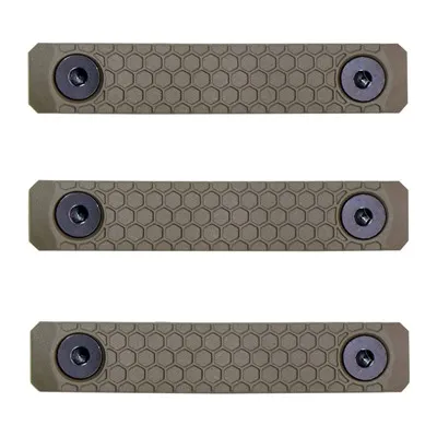Slate Grip M-LOK Panels 2-Slot FDE 3-Pack