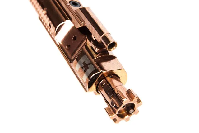 F-1 Firearms 5.56 DuraBolt full auto bolt carrier groups Rose Gold (TiCrN)